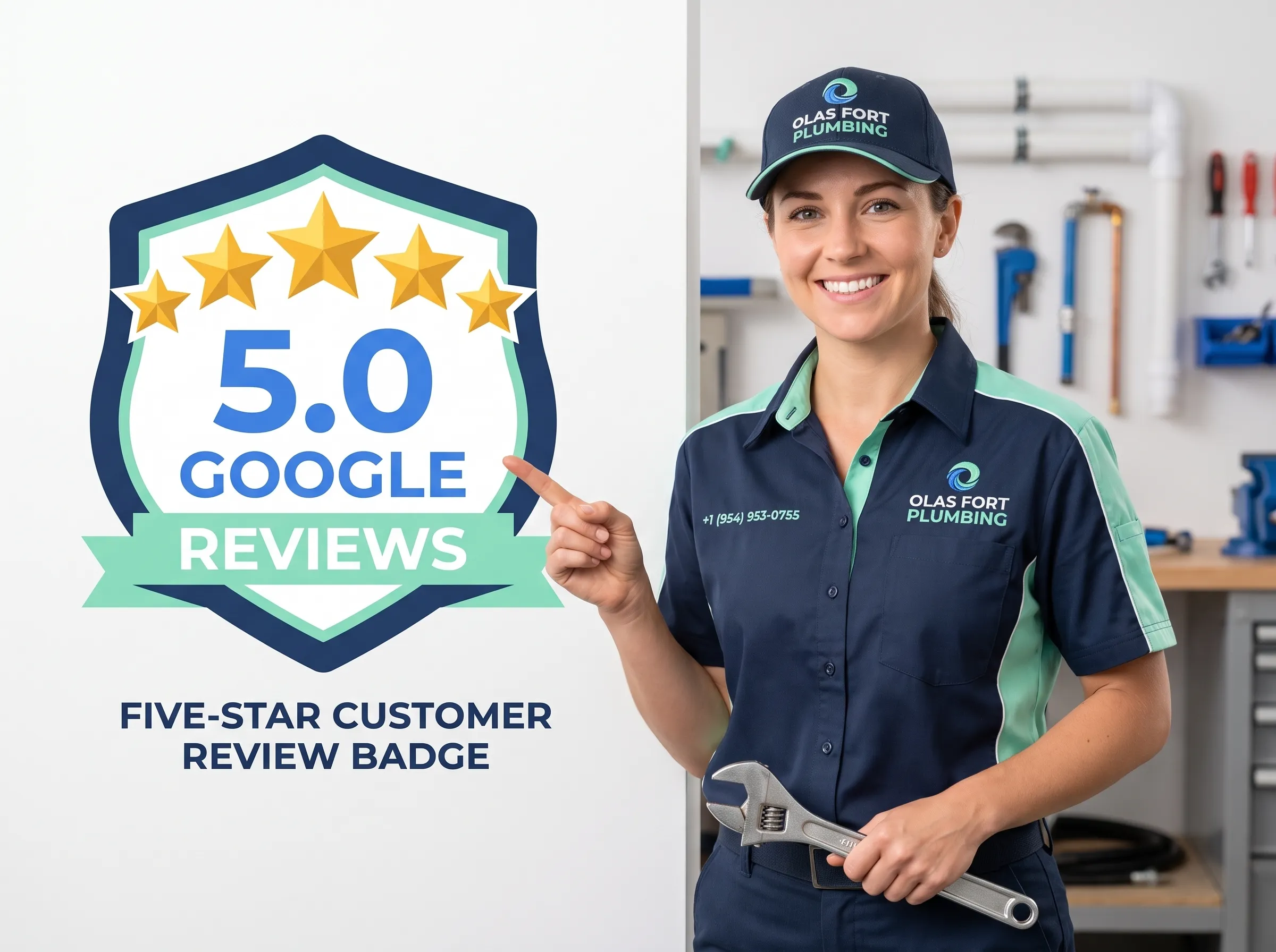 5-Star Google Reviews for Trusted Plumbing Services — Olas Fort Plumbing