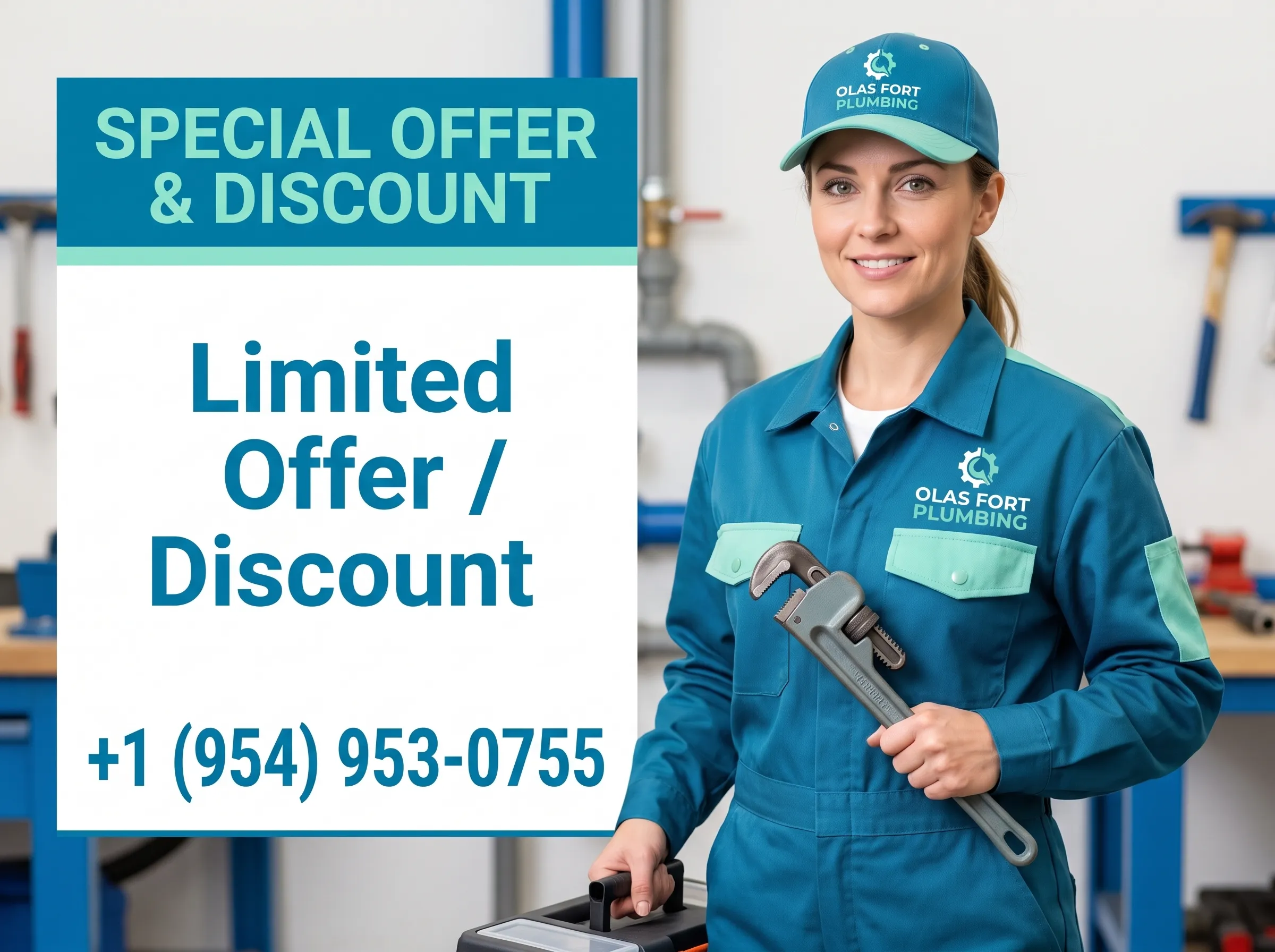 Special Offer — Limited Discount on Plumbing Services — Olas Fort Plumbing